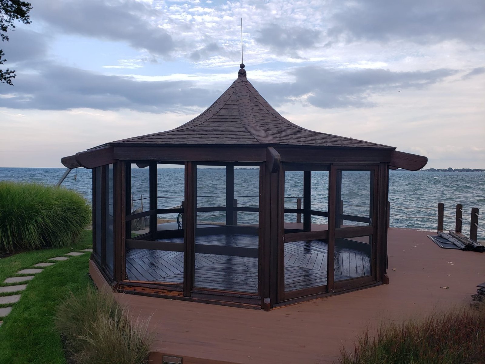 Waterfront gazebo