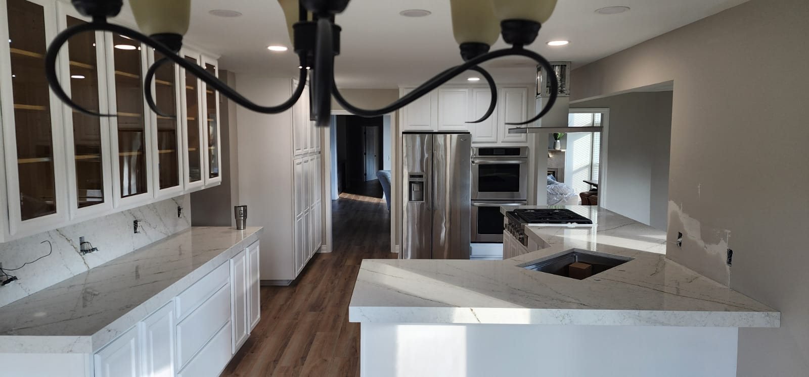 Completed kitchen